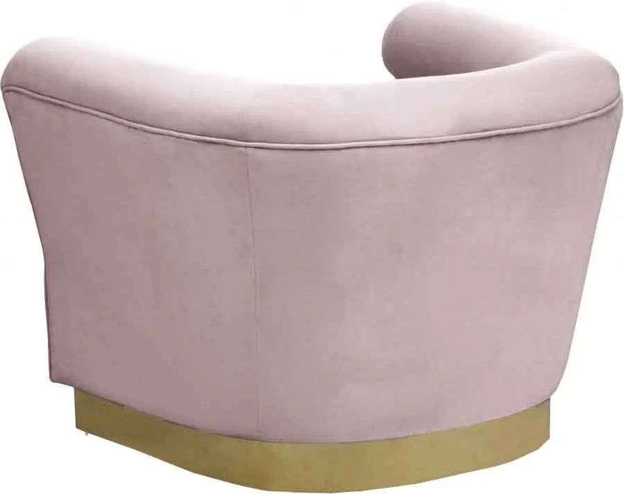 Bellini 3 Piece Living Room Set In Pink - ATL FURNITURE