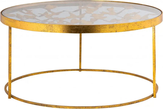 Meridian Furniture - Butterfly Coffee Table In Gold - 470-C - ATL FURNITURE