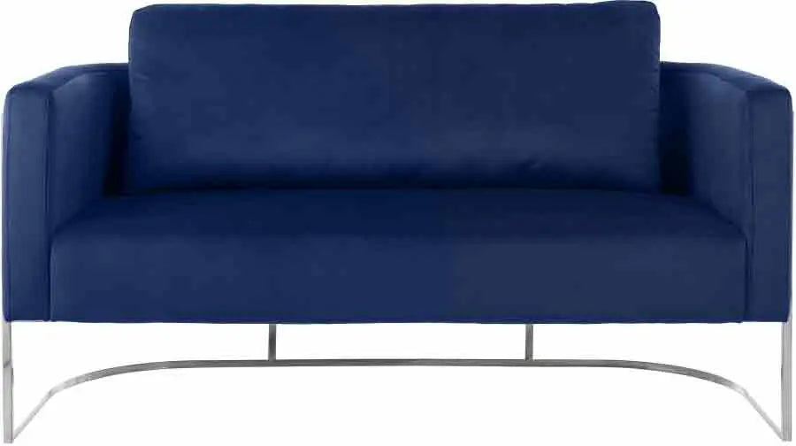 Casa 3 Piece Living Room Set In Navy - ATL FURNITURE