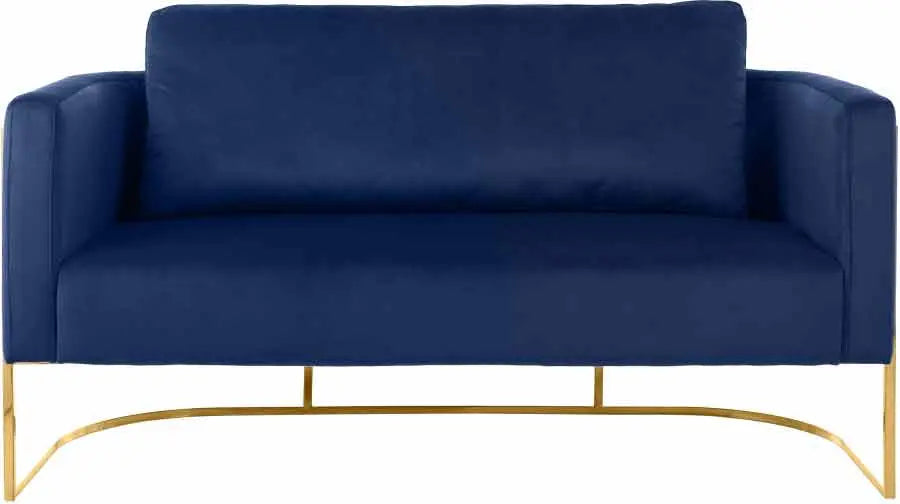 Casa 3 Piece Living Room Set In Navy - ATL FURNITURE