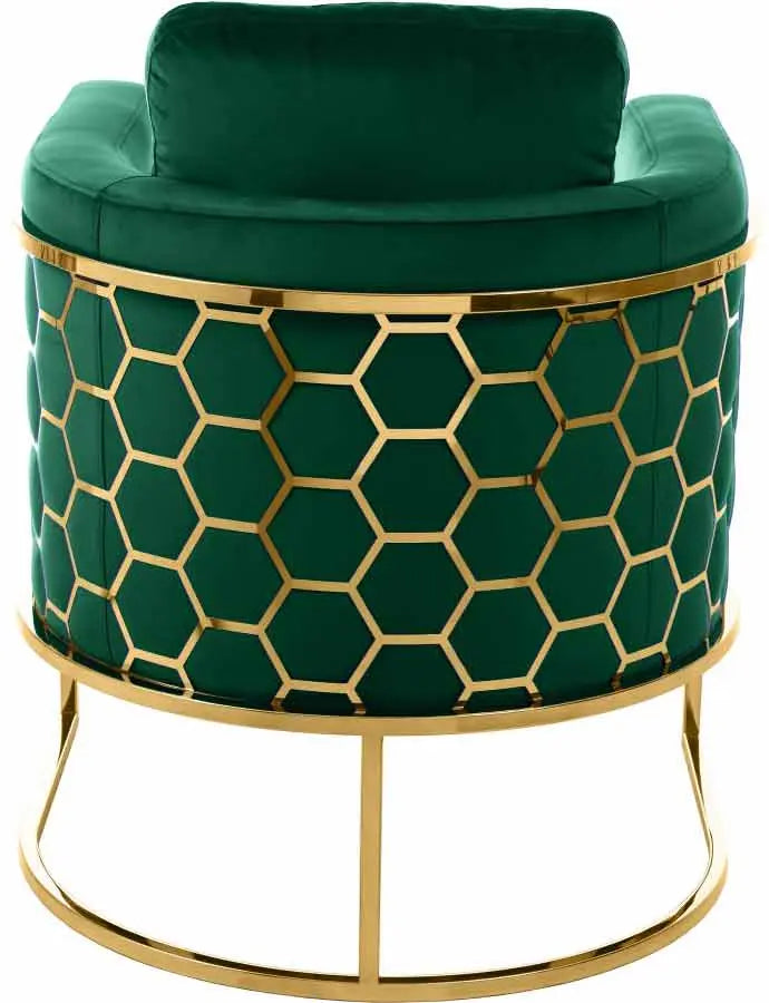 Casa Chair In Green - ATL FURNITURE