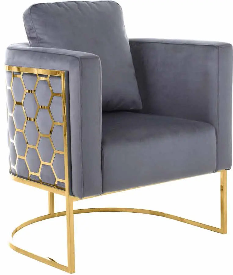 Casa Chair In Grey - ATL FURNITURE