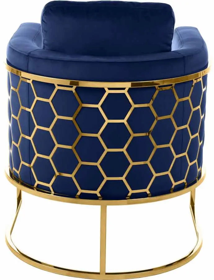 Casa Chair In Navy - ATL FURNITURE