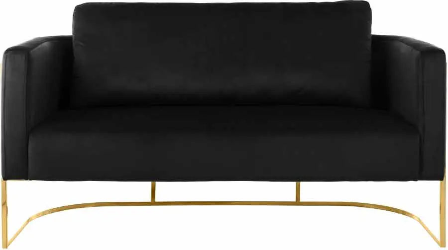 Casa Loveseat In Black - ATL FURNITURE