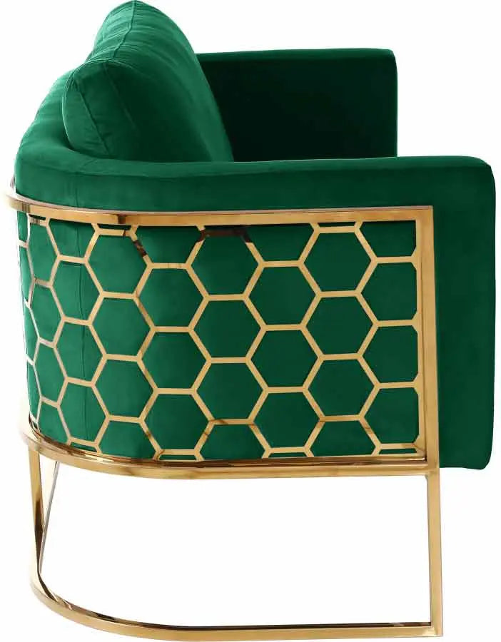 Casa Loveseat In Green - ATL FURNITURE