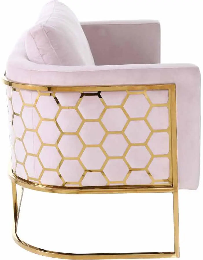 Casa Loveseat In Pink - ATL FURNITURE