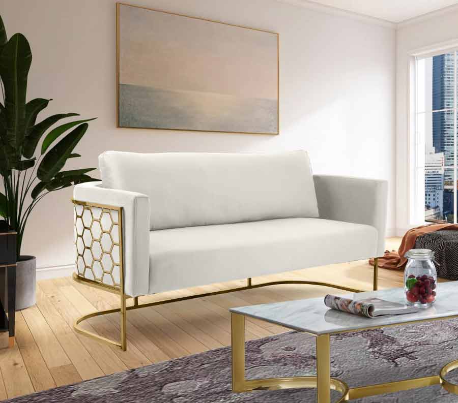 Casa Sofa In Cream - ATL FURNITURE