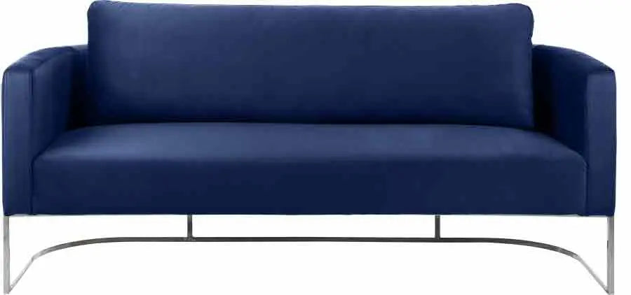 Casa Velvet Sofa In Navy - ATL FURNITURE