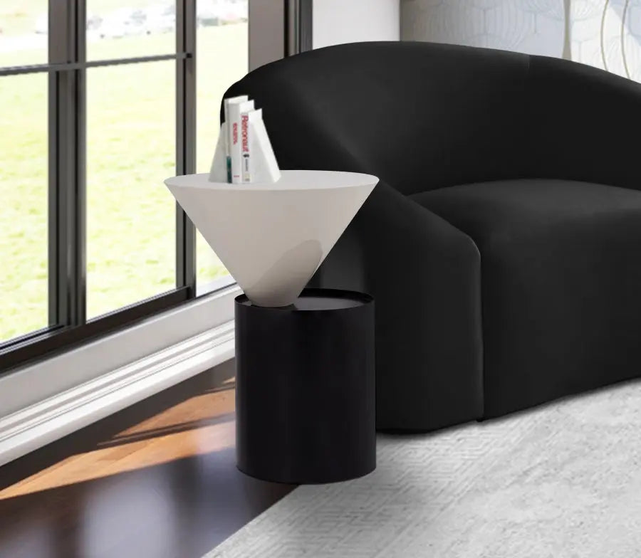 Damon End Table In Black - 266-E - ATL FURNITURE