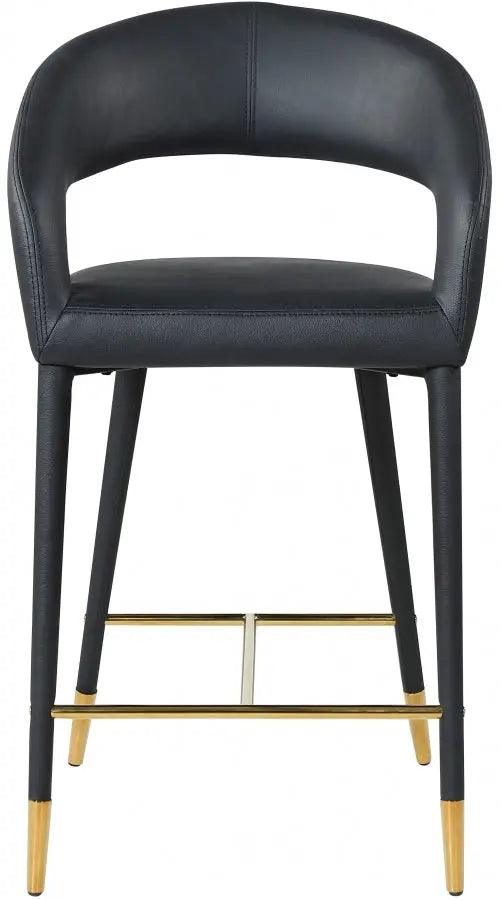 Destiny Faux Leather Stool In Black - 541Black-C - ATL FURNITURE