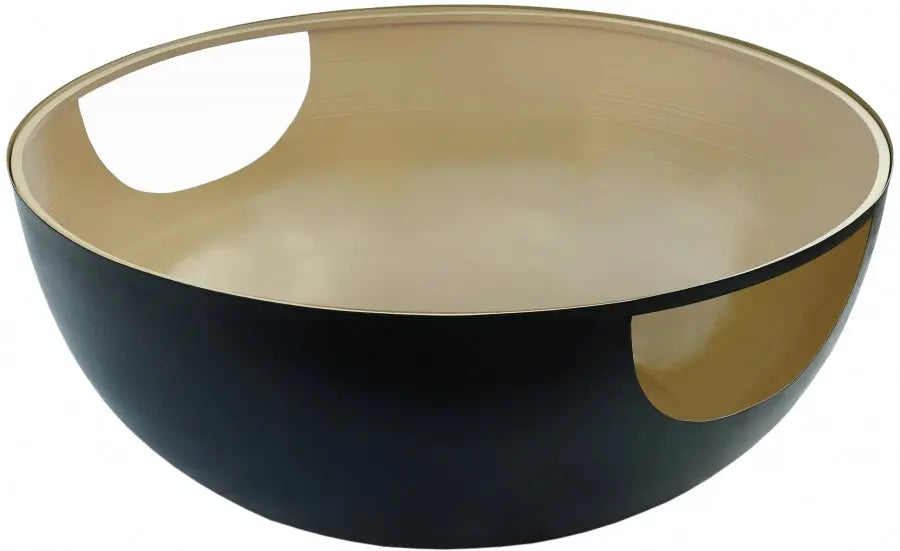 Doma Coffee Table In Black And Gold - ATL FURNITURE