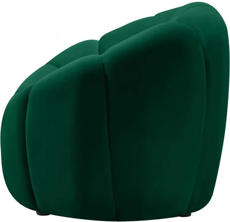 Meridian Furniture - Elijah Velvet Chair In Green - 613Green-C - ATL FURNITURE