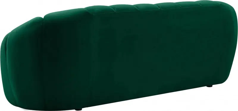 Meridian Furniture - Elijah Velvet Sofa In Green - 613Green-S - ATL FURNITURE