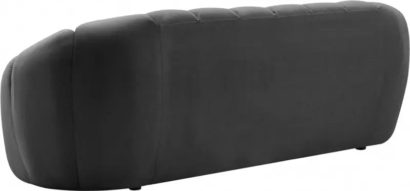 Meridian Furniture - Elijah Velvet Sofa In Grey - 613Grey-S - ATL FURNITURE