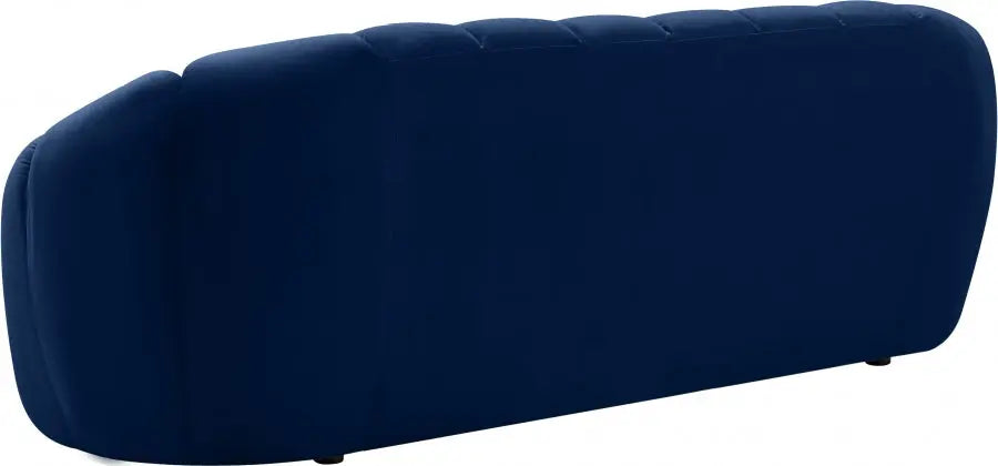 Meridian Furniture - Elijah Velvet Sofa In Navy - 613Navy-S - ATL FURNITURE