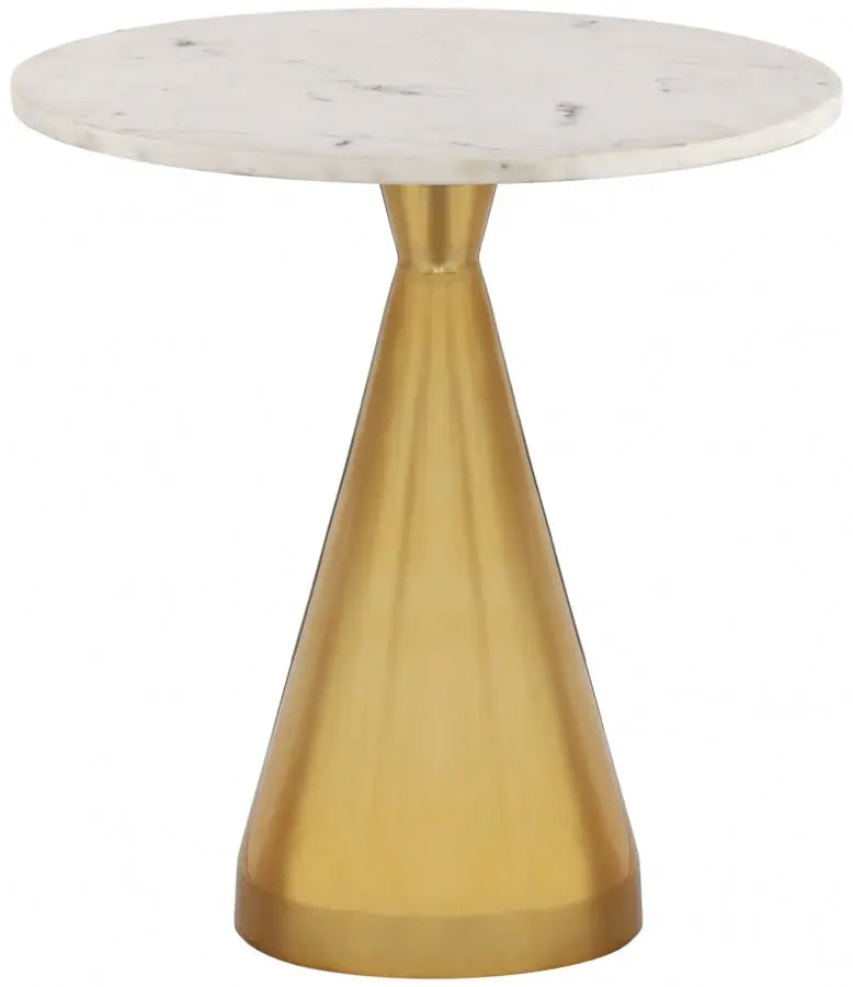 Meridian Furniture - Emery End Table In Gold - 285-Et - ATL FURNITURE