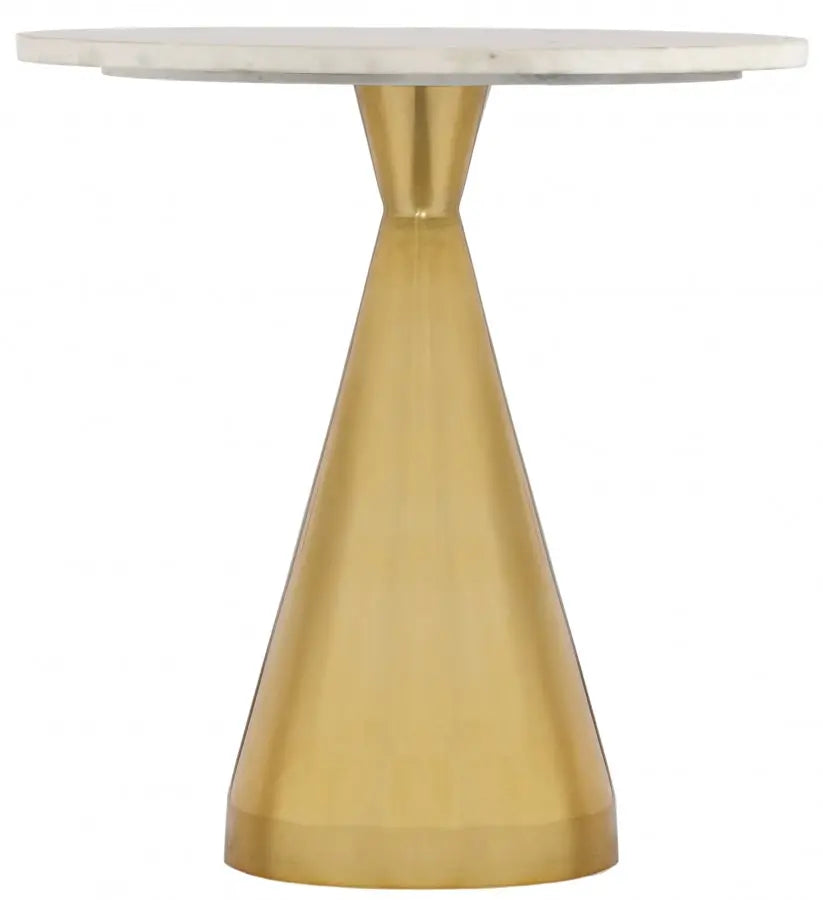 Meridian Furniture - Emery End Table In Gold - 285-Et - ATL FURNITURE