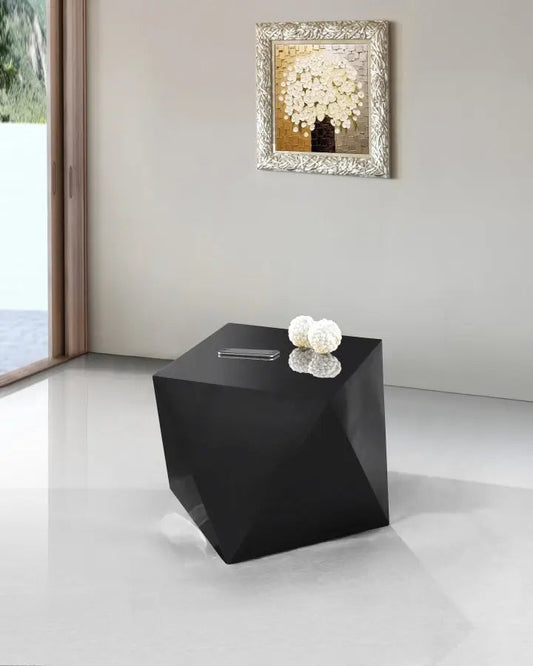 Meridian Furniture - Gemma End Table In Matte Black - 222Black-E - ATL FURNITURE