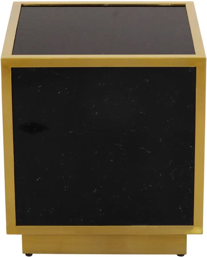 Meridian Furniture - Glitz End Table In Black - 243-Et - ATL FURNITURE