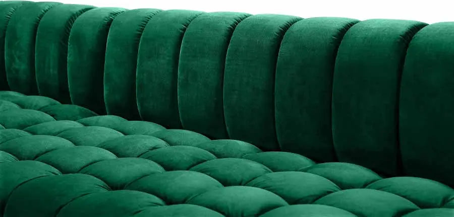 Gwen 3 Piece Sectional In Green - ATL FURNITURE