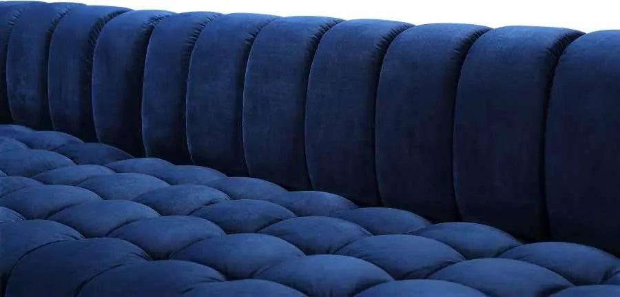 Gwen 3 Piece Sectional In Navy - ATL FURNITURE