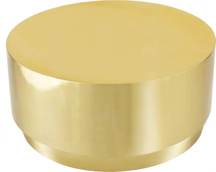 Meridian Furniture - Jazzy Coffee Table In Gold - 281-C - ATL FURNITURE