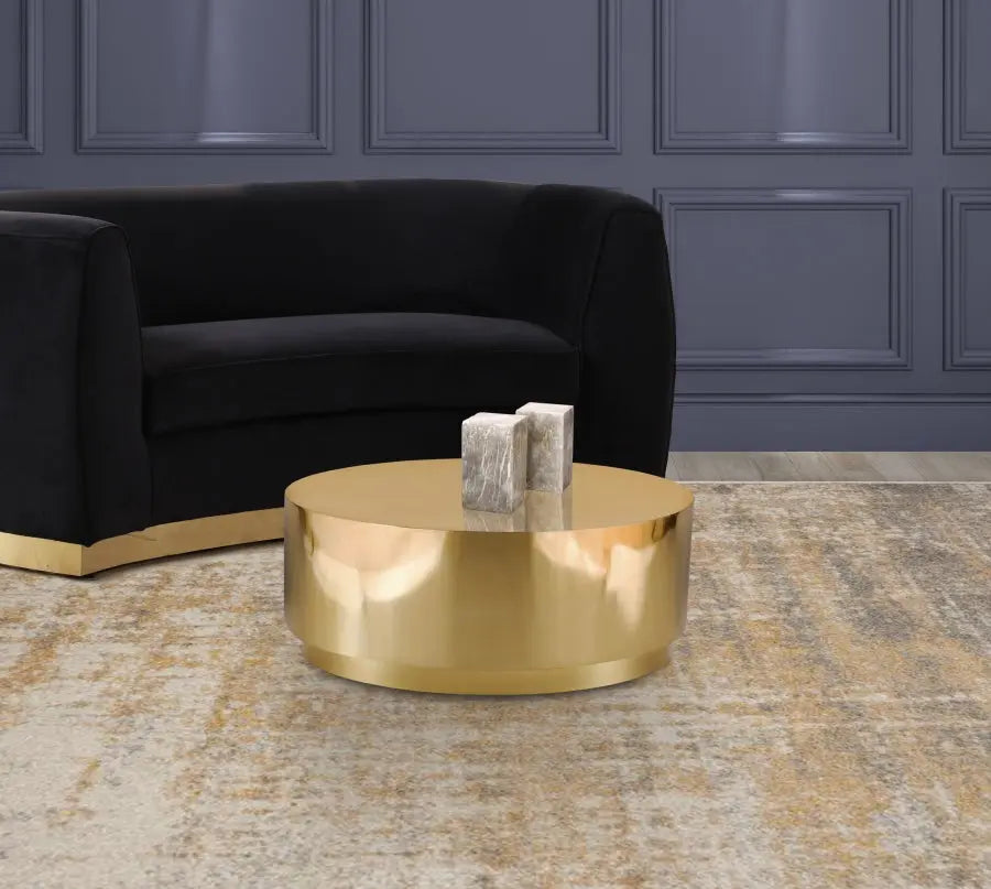 Meridian Furniture - Jazzy Coffee Table In Gold - 281-C - ATL FURNITURE