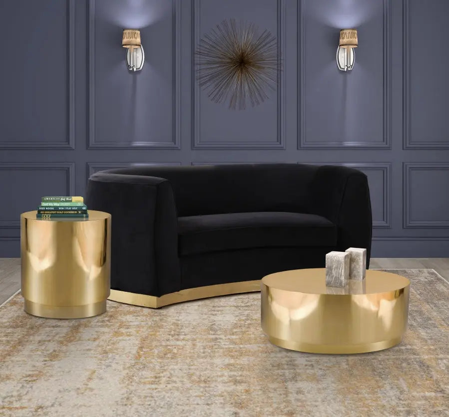 Meridian Furniture - Jazzy End Table In Gold - 281-E - ATL FURNITURE