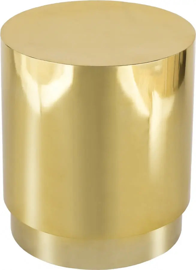 Meridian Furniture - Jazzy End Table In Gold - 281-E - ATL FURNITURE