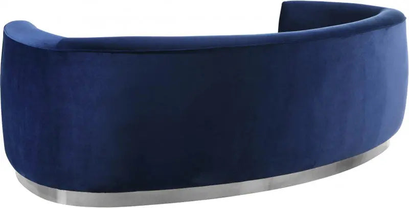 Meridian Furniture - Julian 3 Piece Living Room Set In Navy - 621Navy-S-3Set - ATL FURNITURE