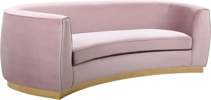 Meridian Furniture - Julian 3 Piece Living Room Set In Pink - 620Pink-S-3Set - ATL FURNITURE