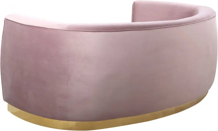 Meridian Furniture - Julian 3 Piece Living Room Set In Pink - 620Pink-S-3Set - ATL FURNITURE