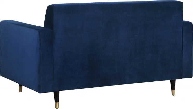 Meridian Furniture - Lola 3 Piece Living Room Set In Navy - 619Navy-S-3Set - ATL FURNITURE