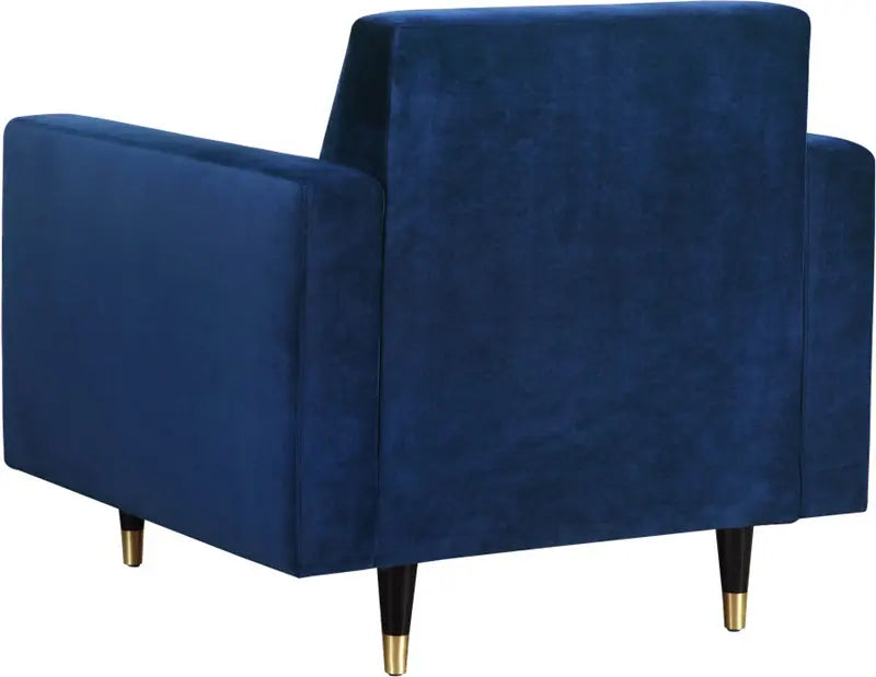 Meridian Furniture - Lola 3 Piece Living Room Set In Navy - 619Navy-S-3Set - ATL FURNITURE