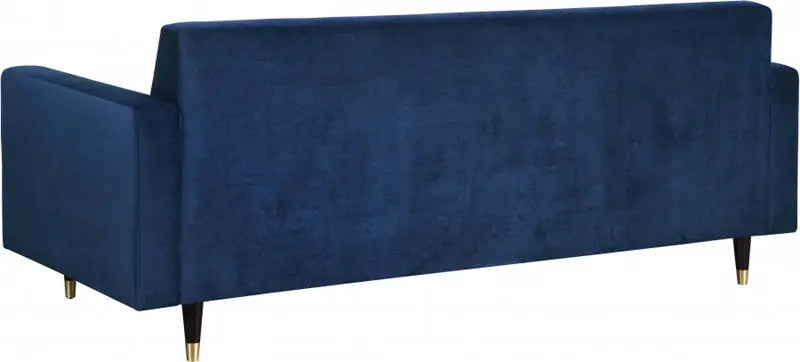 Meridian Furniture - Lola Velvet Sofa In Navy - 619Navy-S - ATL FURNITURE