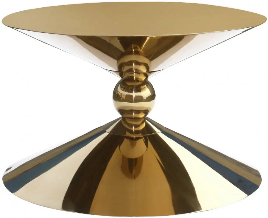Meridian Furniture - Malia Coffee Table In Gold - 290-Ct - ATL FURNITURE