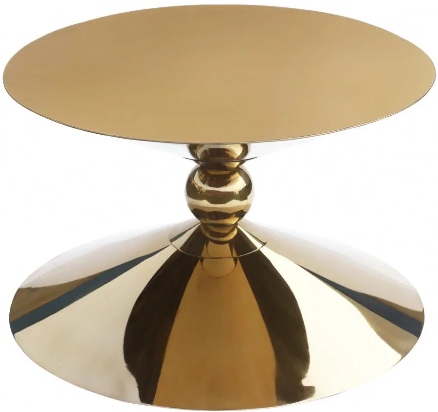 Meridian Furniture - Malia Coffee Table In Gold - 290-Ct - ATL FURNITURE