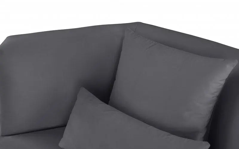 Meridian Furniture - Marquis Velvet Chair In Grey - 600Grey-C - ATL FURNITURE