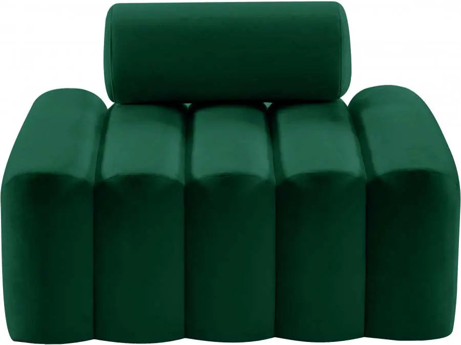 Meridian Furniture - Melody Velvet Chair In Green - 647Green-C - ATL FURNITURE