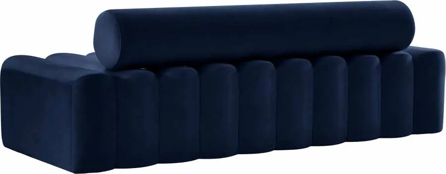 Meridian Furniture - Melody Velvet Sofa In Navy - 647Navy-S - ATL FURNITURE