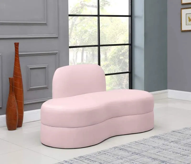 Meridian Furniture - Mitzy 3 Piece Living Room Set In Pink - 606Pink-S3Set - ATL FURNITURE