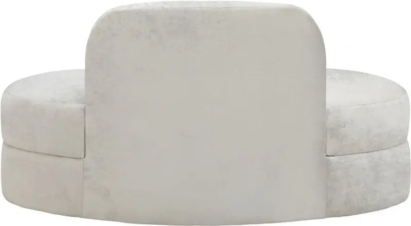 Meridian Furniture - Mitzy Velvet Loveseat In Cream - 606Cream-L - ATL FURNITURE