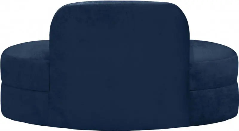 Meridian Furniture - Mitzy Velvet Loveseat In Navy - 606Navy-L - ATL FURNITURE