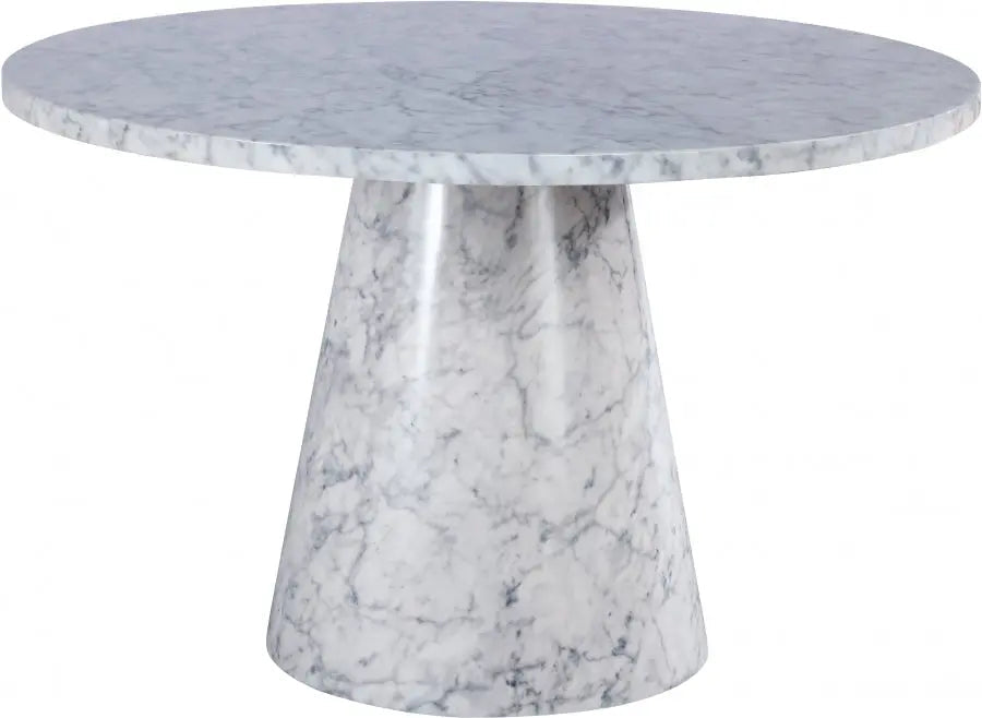 Meridian Furniture - Omni 48" Dining Table In White - 921-T - ATL FURNITURE