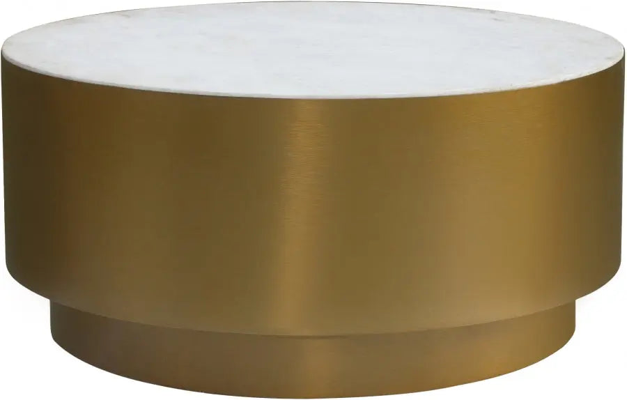 Meridian Furniture - Presley Coffee Table In Gold - 209-C - ATL FURNITURE