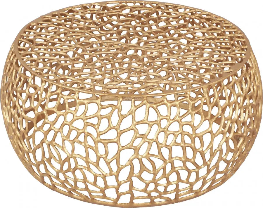 Meridian Furniture - Priya Coffee Table In Gold - 224Gold-C - ATL FURNITURE