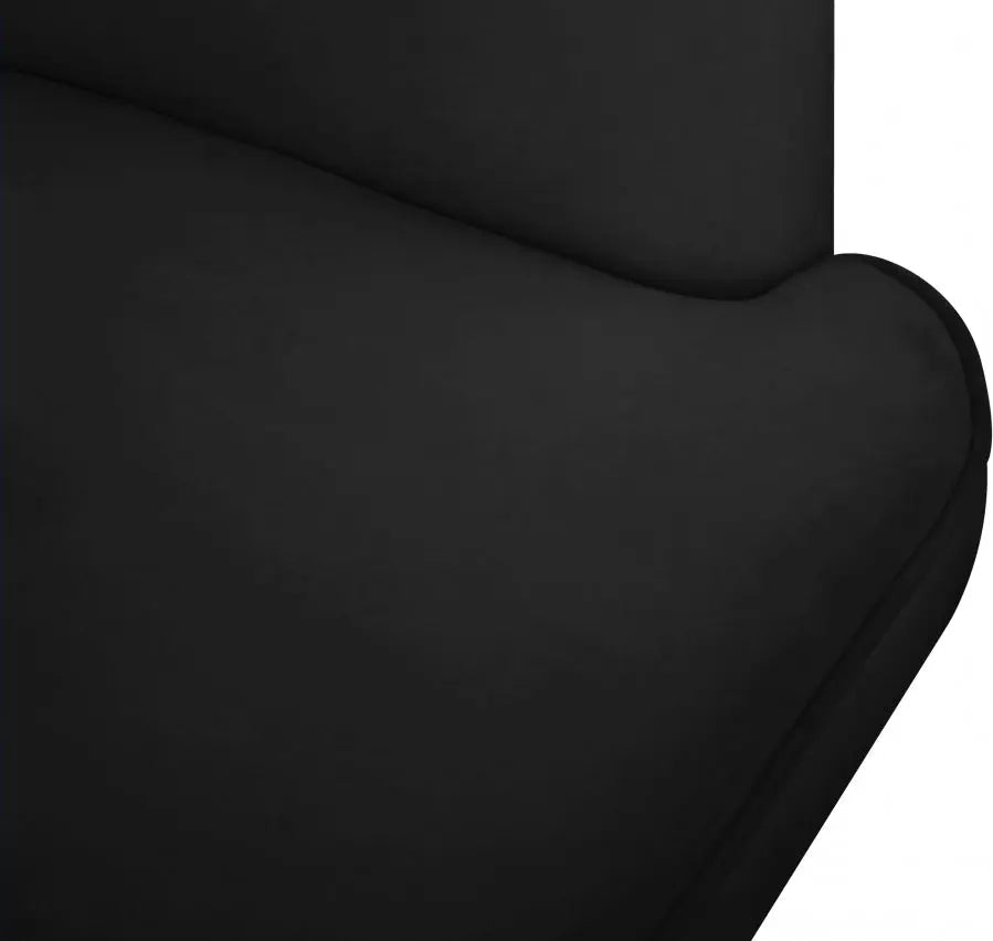 Meridian Furniture - Rays Accent Chair In Black - 533Black - ATL FURNITURE