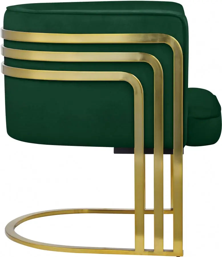 Meridian Furniture - Rays Accent Chair In Green - 533Green - ATL FURNITURE