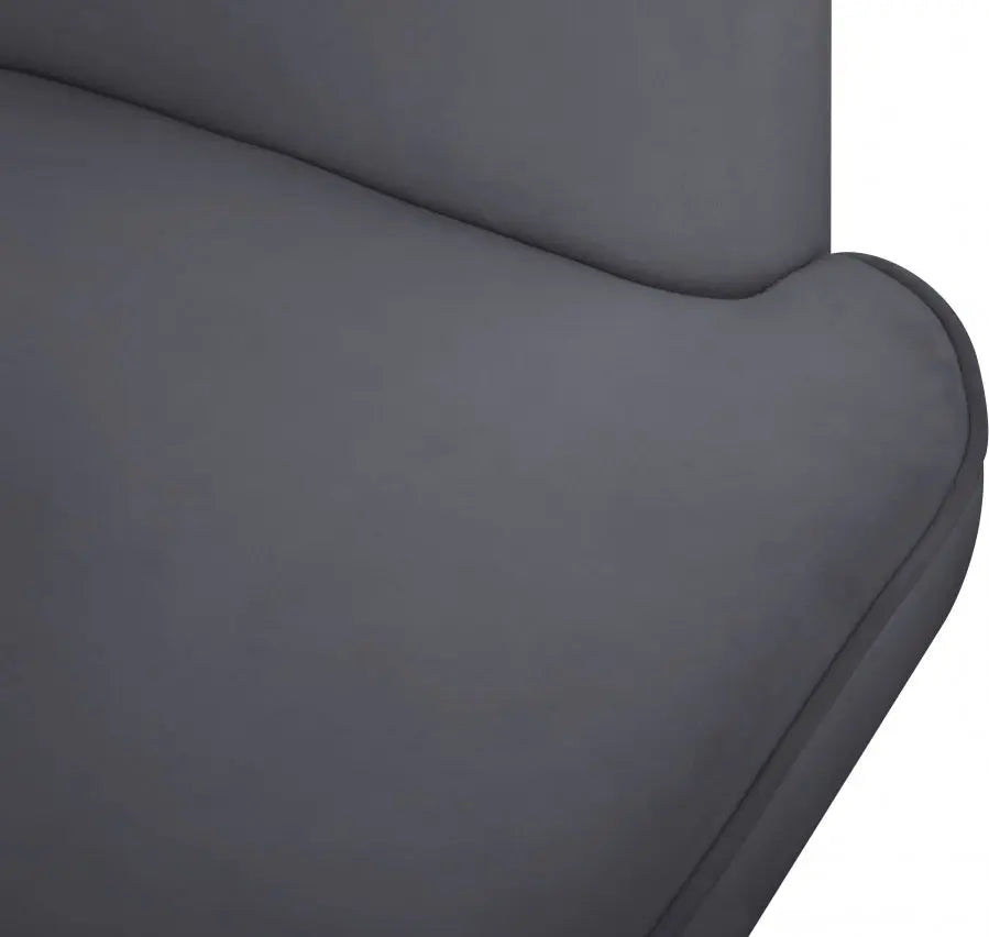 Meridian Furniture - Rays Accent Chair In Grey - 533Grey - ATL FURNITURE