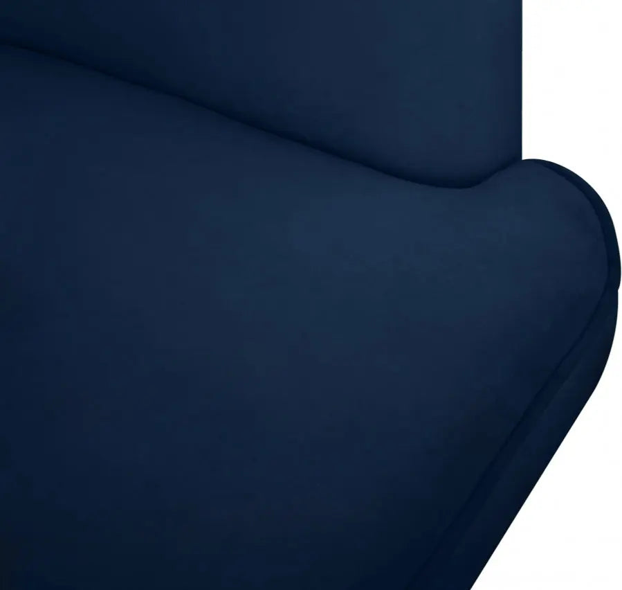 Meridian Furniture - Rays Accent Chair In Navy - 533Navy - ATL FURNITURE